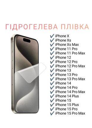 Гидрогелевая защитная пленка для защиты iphone
