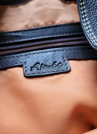 Aimee шкіряна сумка через плече7 фото