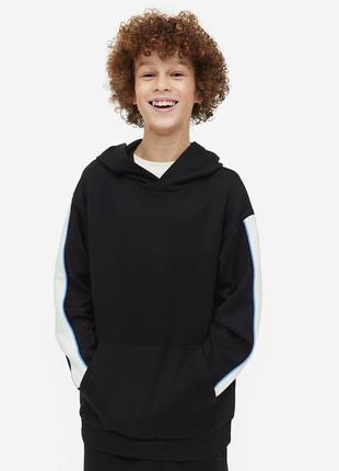 Спортивная толстовка oversize кофта худи с капюшоном h&m