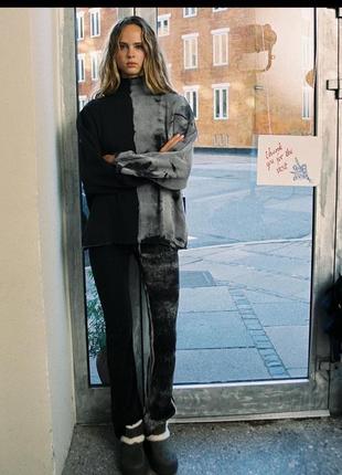 Костюм zara виварений ефект fader супертренд