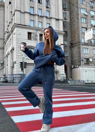 Жіночий теплий спортивний костюм, на зиму 💗3 фото
