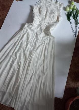 Весільна сукня довга   44  розмір нова4 фото