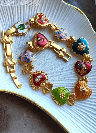 Колье - чокер в стиле коллекции от joan rivers "hearts and flowers"