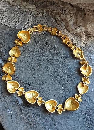 Колье - чокер в стиле коллекции от joan rivers "hearts and flowers"