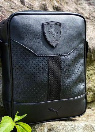 Знижка! сумка puma чорна барсетка через плече