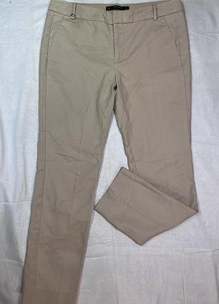 Женские бежевые брюки от zara
