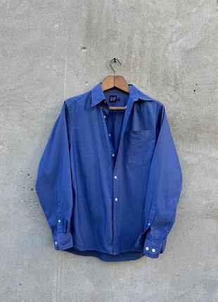 Темно-синя сорочка gap