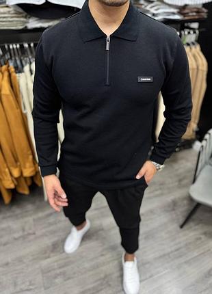 Мужской черный свитшот свитшот свитпер calvin klein