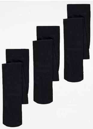 3 шт плотные капроновые колготки george 60 den
