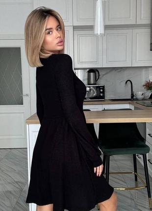 Коротка сукня, чорна коротка сукня, бежева коротка сукня3 фото