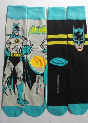 2 пары!  набор! носки batman англия размер: 39/43 хлопок