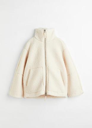 Плюшка куртка тедди тедди h&m