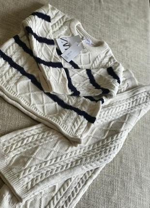В’язаний костюм zara