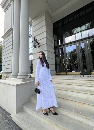 Сукня біла мереживна