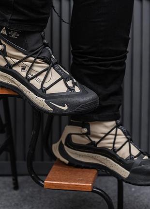 Мужские демисезонные зимние спортивные высокие крлсовки nike air terra antarktik gore-tex
