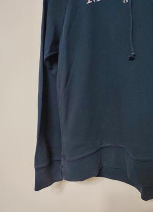 Худи толстовка реглан кофта спортивная женская синяя прямая широкая marc o polo man, размер l.4 фото