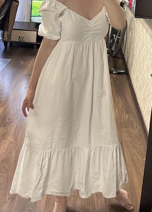 Платье из льна 🌺 нова .2 фото