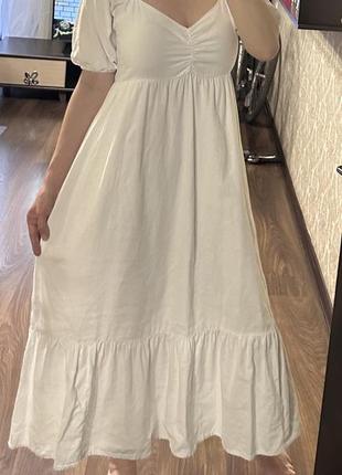 Платье из льна 🌺 нова .4 фото