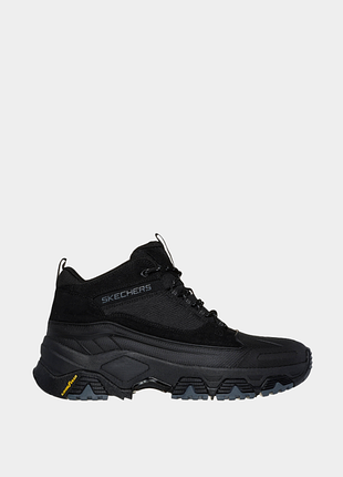 Оригінальні чоловічі черевики skechers / черевики чорного кольору