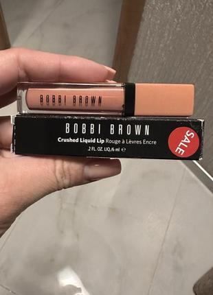 Помада блеск bobbi brown нюд