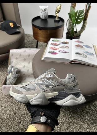 Женские кроссовки new balance 9060 grey beige
