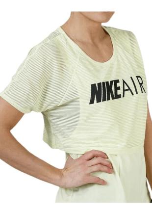 Неоново жовта спортивна футболочка топ jordans nike air 🍋