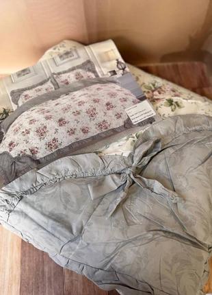 Новинка комплект постельного белья с одеялом микросатин6 фото