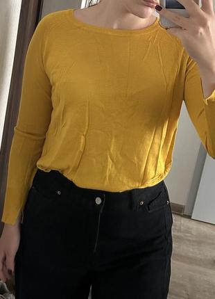 Жовта кофтинка zara