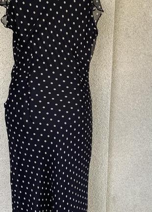 Сукня шовкова в горохи5 фото