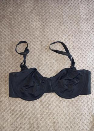 Бюстгальтер бесшовный черный, 75c