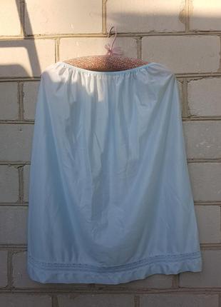 Подъюбник нижняя юбка с кружевом Англия1 фото