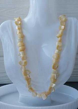 Перламутр баламут намисто. перламутр кольє. намисто з перламутру. німеччина!