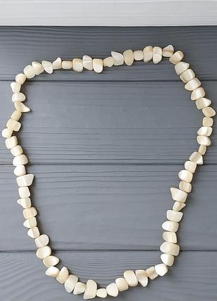 Перламутр баламут намисто. перламутр кольє. намисто з перламутру. німеччина!