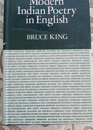 Modern indian poetry in english bruce king