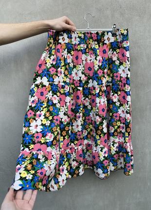 Легкая юбка штапель1 фото