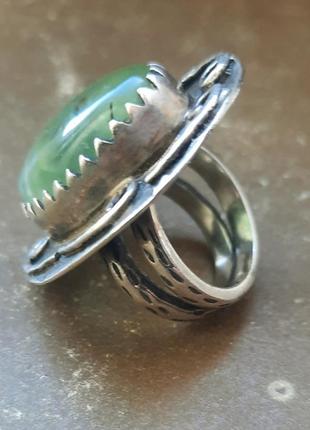 Шикарный авторский серебряный кольцо с натуральным волосатиком ручная работа единственный экземпляр 16.54 фото