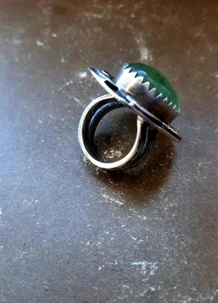 Шикарний авторський срібний перстень з натуральним волосатиком русна робота єдиний  екземпляр 16,53 фото