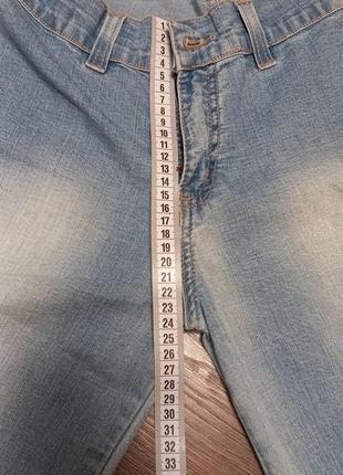 Тонкие джинсы кюлоты р306 фото