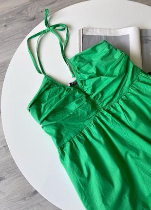 Tu зеленый объемный топ блуза оверсайз2 фото