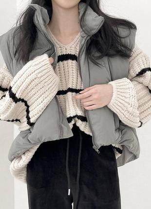 Жилетка oversize эме 🍂 тренд сезона 🍂 супер цена и качество