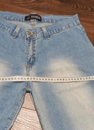 Тонкие джинсы кюлоты р308 фото