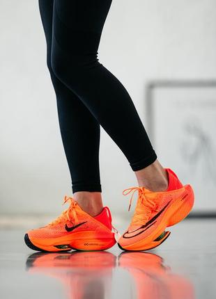 Найк аир зум оранжевые ike air zoomx alphafly orange1 фото