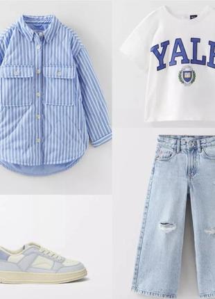 Новинка! мега стильная демисезонная куртка-рубашка zara на девочку.