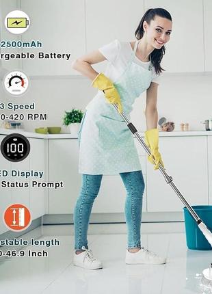 Электрический скруббер для чистки беспроводной mglsdeet 9 в 1 еспроводная портативная...
