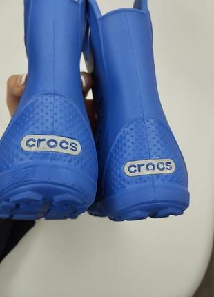 Оригинальные детские резиновые сапоги crocs jibbitz handle it rain boot3 фото