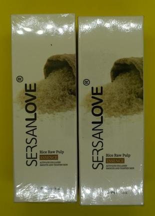 Антивозрастная сыворотка для лица sersanlove rice raw pulp essence с экстрактом риса, 30 мл2 фото