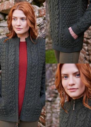 Шерстяная кофта blarney aran originals, кофта ирландская шерсть