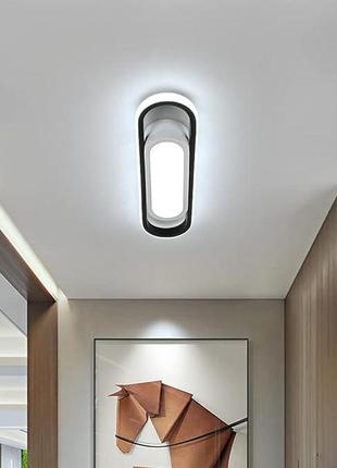 Світлодіодний стельовий світильник riserva 24 вт, 6500 к д 40 см x ш 12 см)