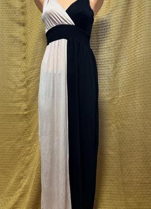 Унікальна двокольорова сукня максі