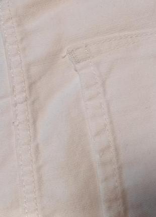 Белоснежные джинсовые шорты р 12 (40)3 фото